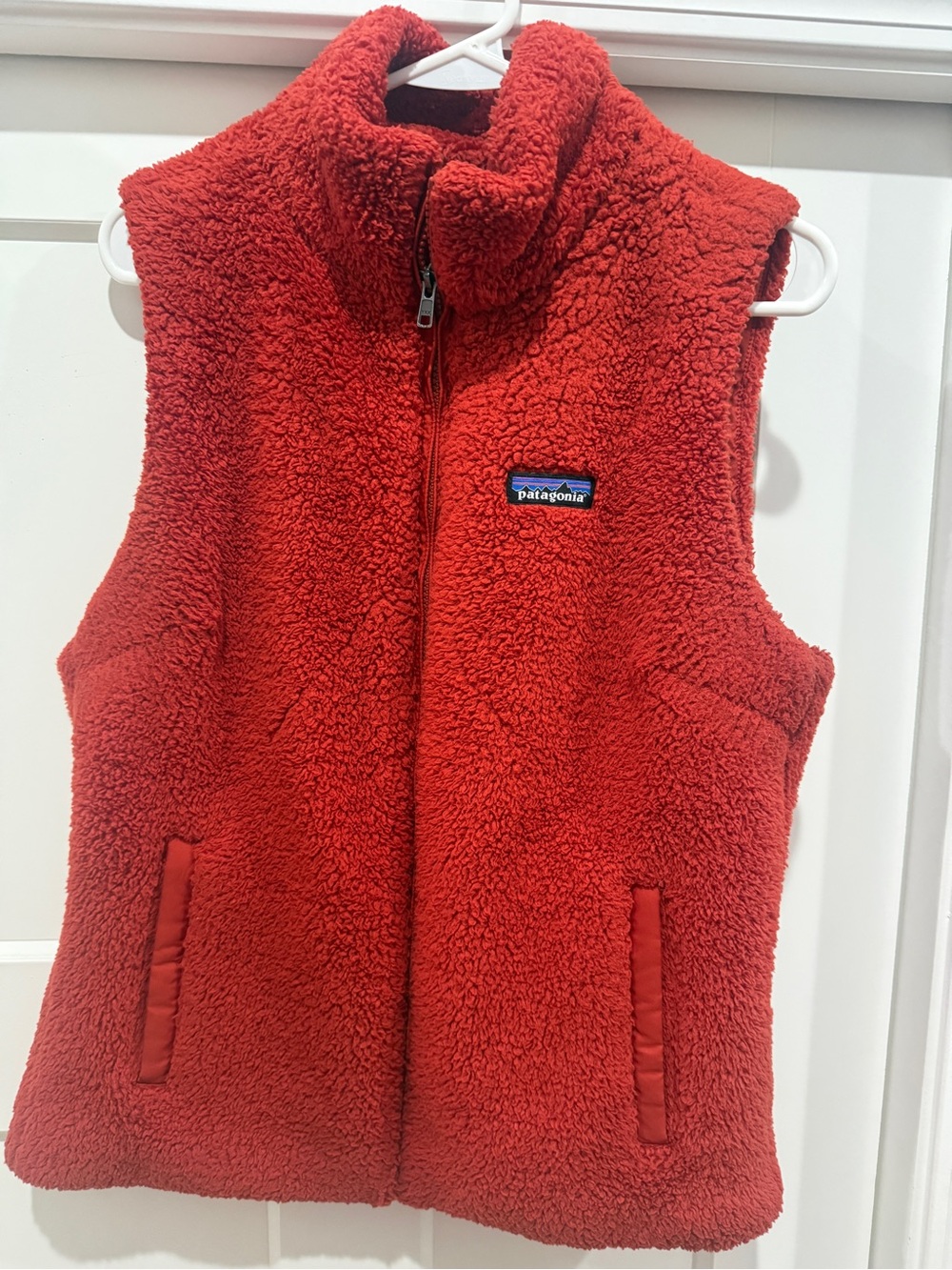 Patagonia Red Sherpa Fleece Vest